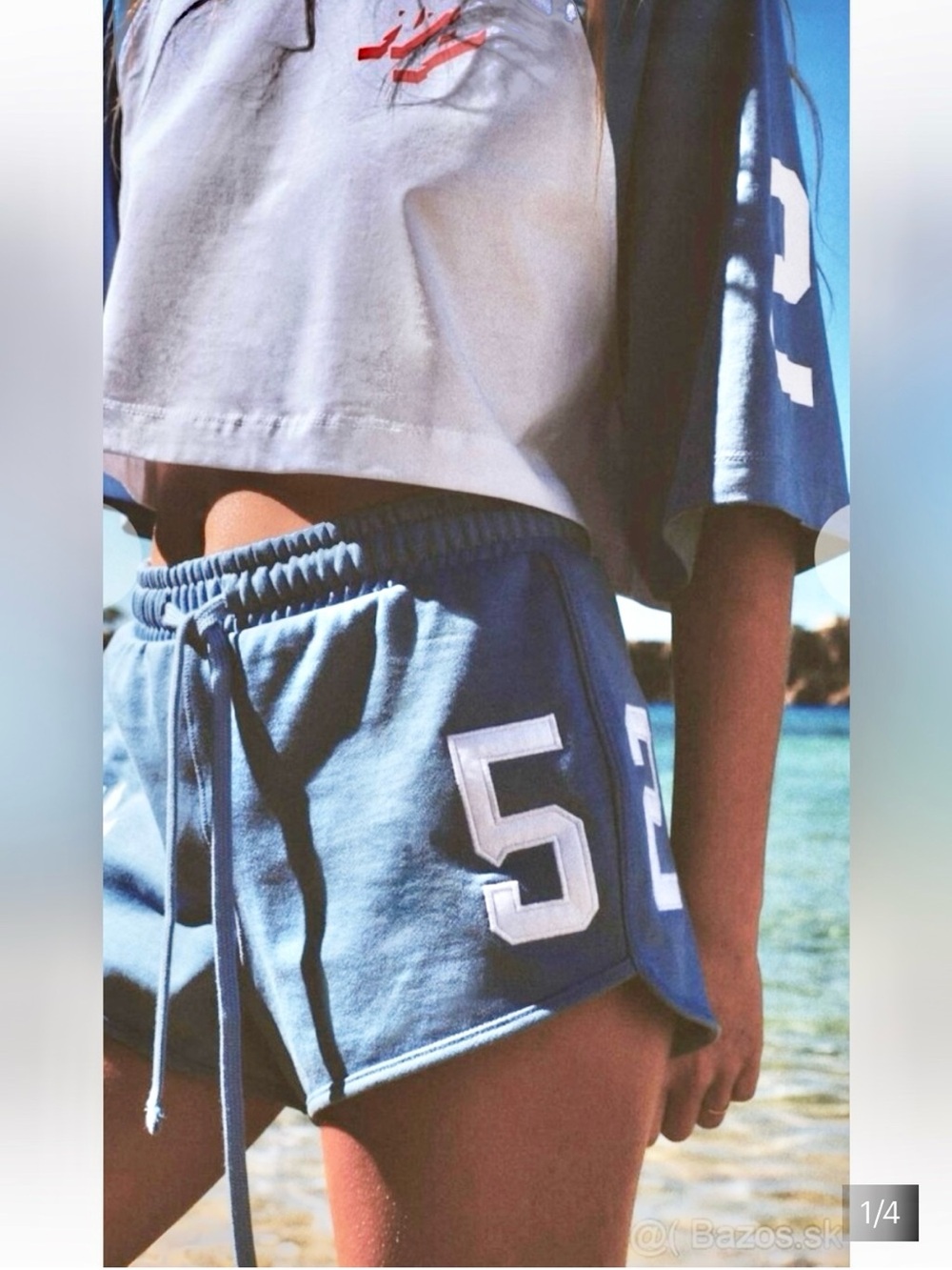 New ZARA Drawstring Athletic Shorts